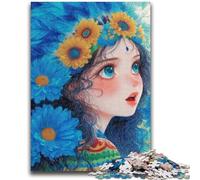 Puzzle da 1000 pezzi per adolescenti con ragazze anime, sfida difficile contro lo stress, migliora l'amore tra coppie (38x26cm)
