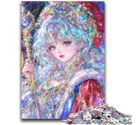 Puzzle da 1000 pezzi per adolescenti con ragazze anime, sfida difficile contro lo stress, migliora l'amore tra coppie (50x75cm)