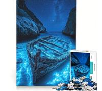 Puzzle da 1000 pezzi per adolescenti con relitti fantasma bioluminescenti, giocattolo antistress, difficile e stimolante, regalo di Natale o compleanno 38x26cm