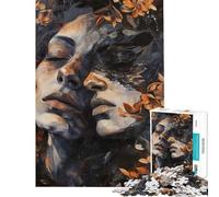 Puzzle da 1000 pezzi per adolescenti con ritratti di volti a doppia essenza gioco per adulti e famiglie taglio di precisione gioco stimolante regalo (dimensioni 50x75cm)