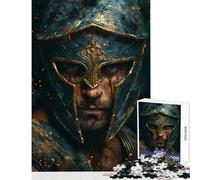 Puzzle da 1000 pezzi per adolescenti con ritratto di guerriero spartano giocattolo decorazione da parete regalo di compleanno giochi rilassanti per migliorare l'amore tra coppie dimensioni 38x52cm