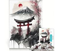 Puzzle da 1000 pezzi per adolescenti, con soggetto cultura giapponese, gioco rilassante, stimolante e impegnativo, regalo di compleanno, regalo 38x52cm