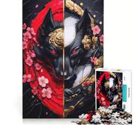 Puzzle da 1000 pezzi per adolescenti con soggetto Yin Yang e bassotto ideale come antistress decorazione per la casa oggetto da collezione per artisti o per belle arti 38x26cm