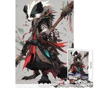 Puzzle da 1000 pezzi per adolescenti con tasso antropomorfo e sciamano illustrazione decorazione per la casa giocattoli ottimo regalo gioco educativo collezione di artisti belle arti50x75cm