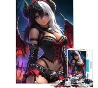Puzzle da 1000 pezzi per adolescenti con tema anime ragazza e diavolo ideale per giochi educativi sfide e giochi per tutta la famiglia ma anche un regalo divertente e spiritoso per i compleanni