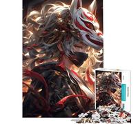 Puzzle da 1000 pezzi per adolescenti con tema anime samurai e fanciulla gioco educativo e stimolante per tutta la famiglia divertente e spiritoso ideale come regalo di compleanno (dimensioni 38x26cm)