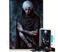 Puzzle da 1000 pezzi per adolescenti con tema "Assassino Revenant Tatuato", gioco di allenamento mentale, gioco di gruppo, taglio di precisione, regalo per le feste 50x75cm