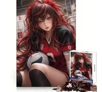 Puzzle da 1000 pezzi per adolescenti con tema pallavolo, ideale per sviluppare la logica e la capacità di svago, con bordi nitidi e un regalo memorabile (38x52cm)