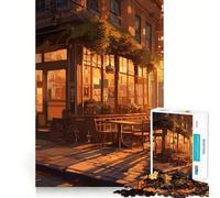 Puzzle da 1000 pezzi per adolescenti,con un bellissimo angolo di strada,taglio liscio,arte,gioco mentale,regalo,relax,tempo libero,Natale,arte (38x52cm)