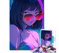 Puzzle da 1000 pezzi per adolescenti con una bellissima donna in stile anime ideale per il relax e il relax Gioco educativo e stimolante perfetto come sfida o regalo di compleanno Analisi e logica