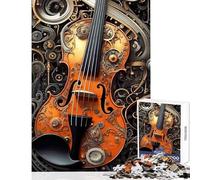 Puzzle da 1000 pezzi per adolescenti con violino musicale gioco rompicapo per la mente ideale per le vacanze a casa per passare il tempo un giocattolo educativo che rafforza l'amore tra le coppie
