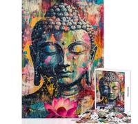 Puzzle da 1000 pezzi per adolescenti con vivaci immagini di Buddha Gioco rilassante stimolante per l'allenamento mentale (dimensioni 50x75cm)