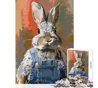 Puzzle da 1000 pezzi per adolescenti coniglietto alla moda giocattoli antistress regalo di compleanno giochi divertenti collezione di artisti belle arti dimensioni 50x75cm