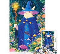 Puzzle da 1000 pezzi per adolescenti,coniglio,mago nella foresta,decorazione per la casa,giocattoli,regalo per compleanni,gioco educativo Ogni pezzo è unico - dimensioni 38x52cm