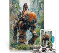 Puzzle da 1000 pezzi per adolescenti Conquista della giungla Per il divertimento in famiglia Gioco educativo per compleanno e Natale 75x50cm
