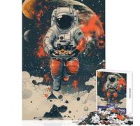 Puzzle da 1000 pezzi per adolescenti consegna di sushi spaziale decorazione per la casa giocattoli regali di compleanno giochi rilassanti sfida educativa (dimensioni 38x52cm)