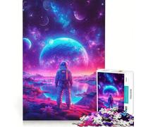 Puzzle da 1000 pezzi per adolescenti, contemplazione cosmica, gioco educativo, rilassante per la mente, sfida unica 38x26cm