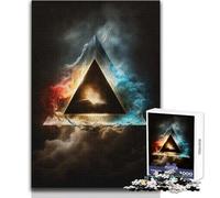 Puzzle da 1000 pezzi per adolescenti Convergenza nuvolosa Perfetto per serate rilassanti Taglio di precisione aderente Dimensioni giocattolo 38x52cm