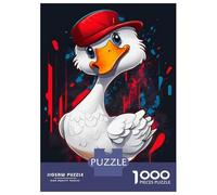 Puzzle Da 1000 Pezzi Per Adolescenti Cool Funny Duck Goose Puzzle Per Adolescenti Giocattoli Fai Da Te Corsa Di Velocità Manuale Regali Unici Per Compleanno E Natale 70x50cm/1000pcs