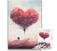 Puzzle da 1000 pezzi per adolescenti, coppia carina innamorata, bellissimo design, gioco per migliorare la memoria, regalo di compleanno, dimensioni 50x75cm