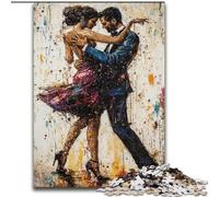 Puzzle da 1000 pezzi per adolescenti, coppia che balla, antistress, sfida difficile, regali di Babbo Natale segreto per età dai 14 anni in su (dimensioni 50x75cm)