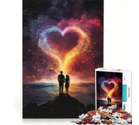 Puzzle da 1000 pezzi per adolescenti, coppia innamorata, paesaggio, gioco educativo, taglio di precisione, ottimo regalo per gli appassionati di videogiochi 50x75cm