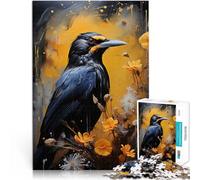 Puzzle da 1000 pezzi per adolescenti corvo Aiuta il cervello ad allenare i giocattoli che creano dipendenza per coltivare la pazienza Idee regalo 75x50cm