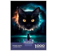 Puzzle Da 1000 Pezzi Per Adolescenti Cosmic Cat Dream Puzzle Per Adulti Giochi Rilassanti Analisi E Logica Regali Di Natale E Compleanno 52x38cm/1000pcs