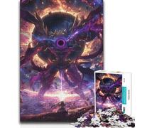 Puzzle da 1000 pezzi per adolescenti Cosmic Kaiju Battle Family Fun & Game Night Modello da assemblare Regalo divertente 38x26cm (1000 pezzi)