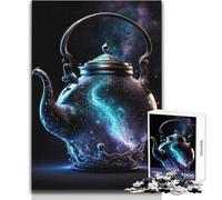 Puzzle da 1000 pezzi per adolescenti Cosmic Kettle Calm Piacevole Tempo libero Divertimento Stretto Senza cuciture Precisione Giocattolo Dimensioni 38x52cm