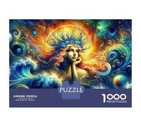 Puzzle Da 1000 Pezzi Per Adolescenti Cosmic Mermaid Fantasy Art Puzzle Per Adolescenti Gioco Per Famiglie Migliora La Memoria Regali Unici Per Compleanno E Natale 52x38cm/1000pcs