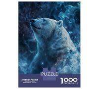 Puzzle Da 1000 Pezzi Per Adolescenti Cosmic Nebula Polar Bear 2 Puzzle Per Adulti Gioco Pratico Decorazione Murale Regali Per Amici E Familiari 52x38cm/1000pcs
