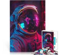 Puzzle da 1000 pezzi per adolescenti Cosmonauta Antistress Vacanza in patria Uccidere il tempo Migliorare l'amore tra le coppie 38x26cm