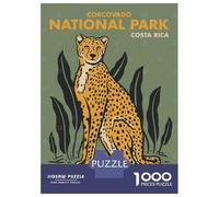 Puzzle Da 1000 Pezzi Per Adolescenti Costa Rica Cheetah Park Puzzle Per Adulti Gioco Pratico Migliora La Memoria Regalo Di Compleanno, Regali, 38x26cm/1000pcs