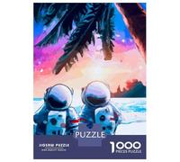 Puzzle Da 1000 Pezzi Per Adolescenti Couple Romantic Astronaut Puzzle Per Adulti Giocattolo Decorazione Da Parete Arte Da Parete Offerta Come Regalo Per Tutta La Famiglia 70x50cm/1000pcs