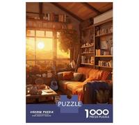 Puzzle Da 1000 Pezzi Per Adolescenti Cozy Bookworm Corner Puzzle Per Adolescenti Gioco Rompicapo Regali Per Donne Attività Divertenti A Casa 38x26cm/1000pcs