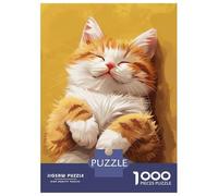 Puzzle Da 1000 Pezzi Per Adolescenti Cozy Tabby Cat Art Puzzle Per Adolescenti Giocattoli Antistress Regalo Di Compleanno, Natale 70x50cm/1000pcs