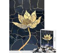 Puzzle da 1000 pezzi per adolescenti Cracken Golden Lotus Art Decorazione per la casa Giocattoli Regalo di compleanno Gioco pratico con poster abbinato e foglio di quiz Dimensioni 38x52cm