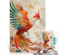 Puzzle da 1000 pezzi per adolescenti Creatura leggendaria della fenice Analisi e logica Attività divertenti a casa, regali di compleanno, regali di viaggio, 52x38cm