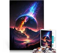 Puzzle da 1000 pezzi per adolescenti Crepuscolo galattico Vacanza a casa: uccidere il tempo Regalo di compleanno, regali, arte murale 52x38cm