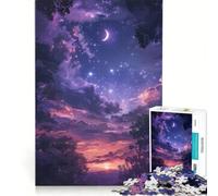 Puzzle da 1000 pezzi per adolescenti Crepuscolo Stellato Gioco Divertente Allena la Mente e la Manica Migliora l'Amore tra le Coppie 38x26cm