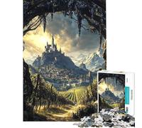 Puzzle da 1000 pezzi per adolescenti Crepuscolo sul Trono delle Viti Puzzle per adulti Giocattolo antistress Vacanza a casa Ammazzatempo compleanno e Natale (Dimensioni 38x52cm)
