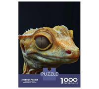 Puzzle Da 1000 Pezzi Per Adolescenti Crested Gecko Puzzle Per Adulti Gioco Pratico Antistress Regali Per Amici E Familiari 38x26cm/1000pcs