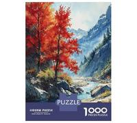 Puzzle Da 1000 Pezzi Per Adolescenti Crimson River Harmony Puzzle Per Adulti Gioco Rompicapo Difficile Impegnativo Da Completare 52x38cm/1000pcs