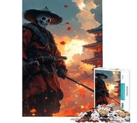 Puzzle da 1000 pezzi per adolescenti "Crimson Ronin": difficile e stimolante ma divertente e spiritoso Decorazione da parete adatta a ragazzi dai 14 anni in su (38x52cm)