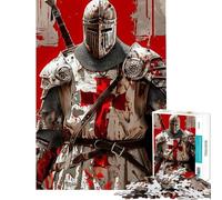 Puzzle da 1000 pezzi per adolescenti croce di sangue gioco rompicapo per adulti taglio di precisione difficile e stimolante (dimensioni 38x26cm)