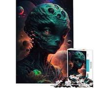 Puzzle da 1000 pezzi per adolescenti Cronache di Alien Puzzle da 1000 pezzi Giocattolo antistress Vacanza a casa Passatempo Regalo di Natale Compleanno (38x52cm)