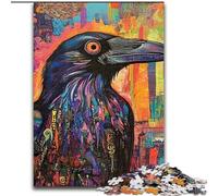 Puzzle da 1000 pezzi per adolescenti Crow Graffiti Family Fun, ideale come regalo per tutta la famiglia dai 14 anni in su (dimensioni 50x75cm)
