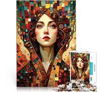 Puzzle da 1000 pezzi per adolescenti Cubista Iconico Bello Gioco di famiglia antistress sfida difficile Migliorare l'amore tra le coppie 52x38cm