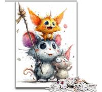 Puzzle da 1000 pezzi per adolescenti, cuccioli di animali, giocattolo educativo intellettuale decomprimente, regalo di compleanno, regali (dimensioni 26x38cm)